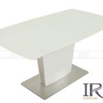 bàn ăn ceramic đẹp màu trắng mã STC 1040 IRIS