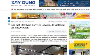 [BAOXAYDUNG] Nội thất IRIS tham gia Triển lãm quốc tế Vietbuild Hà Nội 2019 lần 3