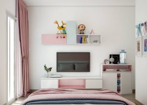 Gợi ý 10 mẫu kệ tivi gỗ trong phòng ngủ được ưa chuộng hiện nay