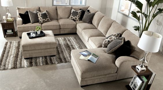 mẫu sofa nỉ phòng khách