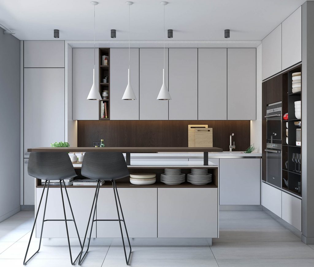 phong cách phòng bếp minimalism