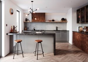 Quầy bar ngăn phòng khách và bếp – Lựa chọn hoàn hảo tối ưu không gian hẹp