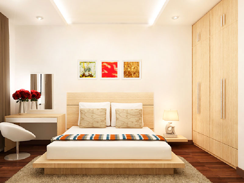 thiết kế nội thất phòng ngủ đơn giản