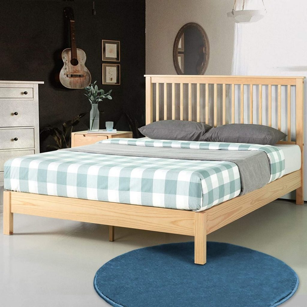 giường gỗ cao su