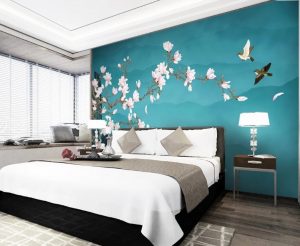 Tư vấn chọn tranh dán tường phòng ngủ đẹp sang trọng nhất 2022
