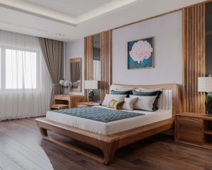 Tham khảo các mẫu giường ngủ gỗ tự nhiên năm 2022 