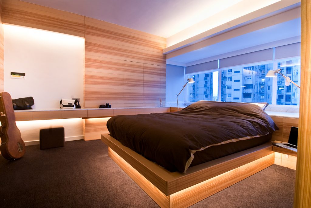phòng ngủ nội thất chung cư gỗ