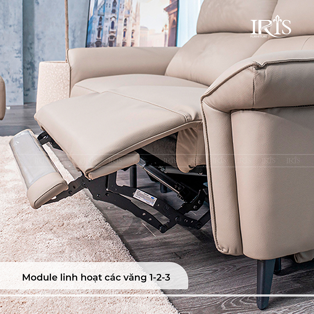 Ghế tích hợp nhiều module linh hoạt cho người ngồi