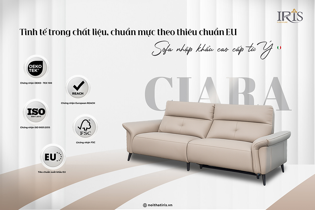 Từng chất liệu, đường nét chọn lọc đạt tiêu chuẩn EU