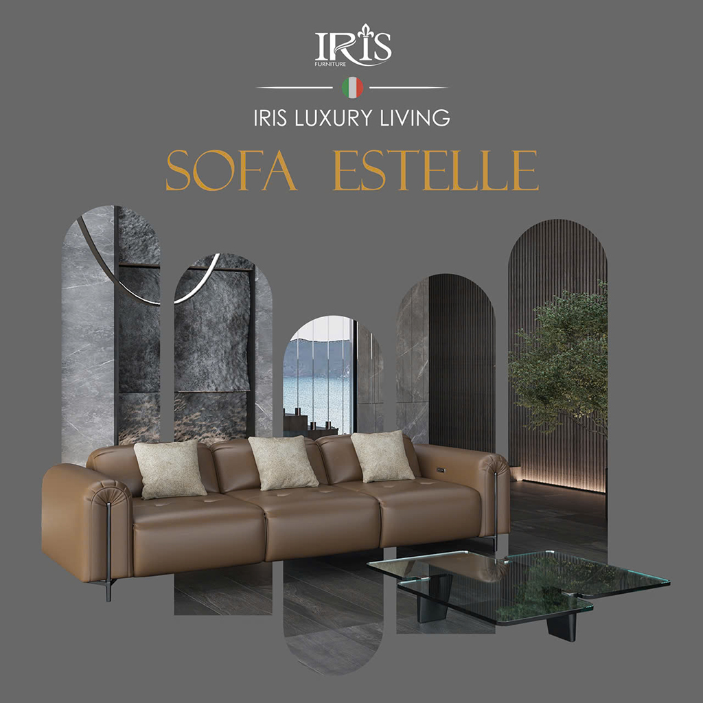 Sofa Estelle thích hợp cho căn hộ, biệt thự và penthouse sang trọng