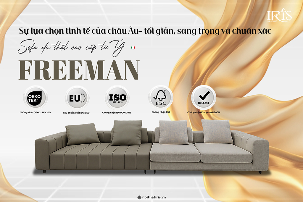 Lựa chọn Sofa Freeman để tận hưởng và nghỉ ngơi