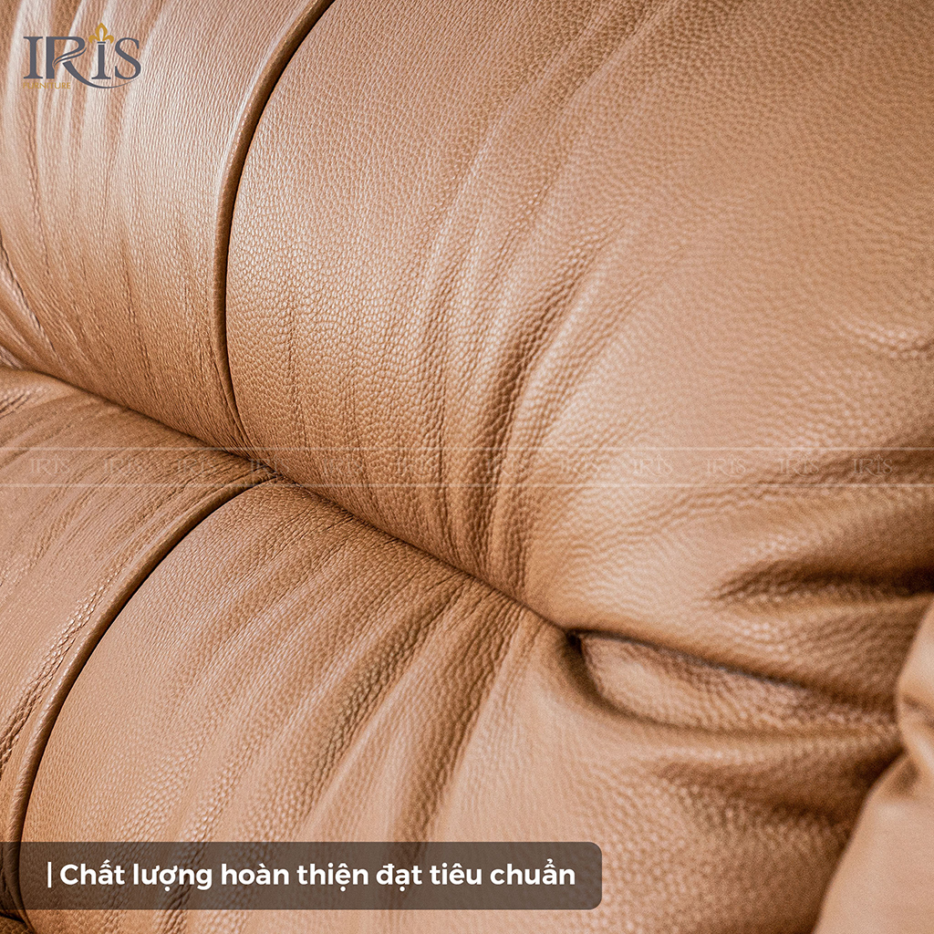 Chất liệu da bò của ghế luôn được hoàn thiện và đạt tiêu chuẩn