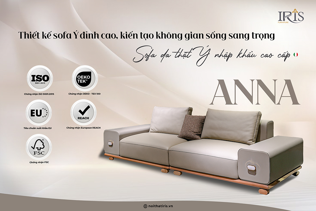 Sofa với thiết kế đỉnh cao nâng tầm không gian sống
