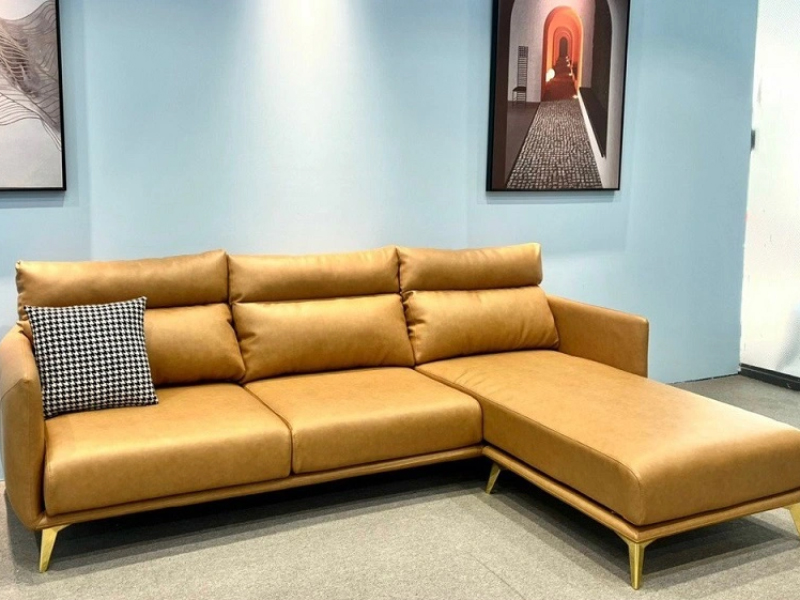 Sofa góc chữ L giúp tối ưu diện tích