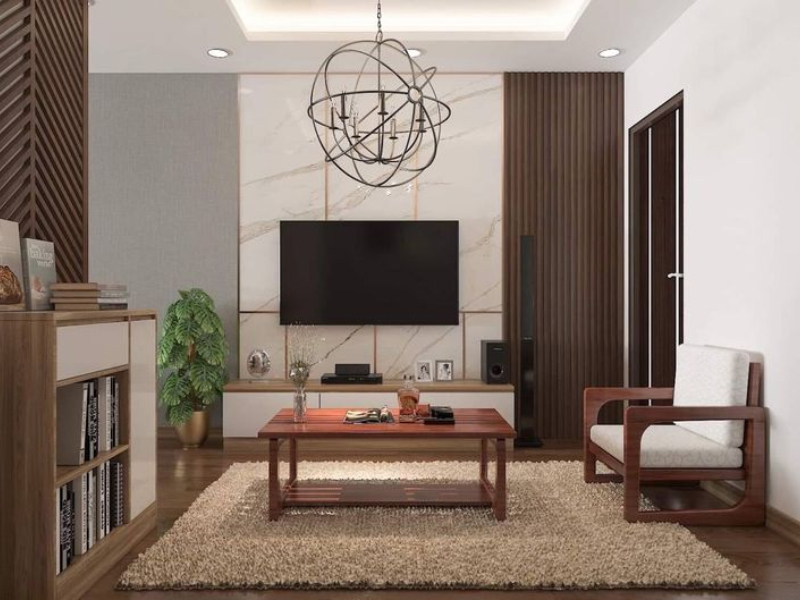Bố trí thông minh giúp phòng khách nhỏ vẫn thoải mái và tiện nghi
