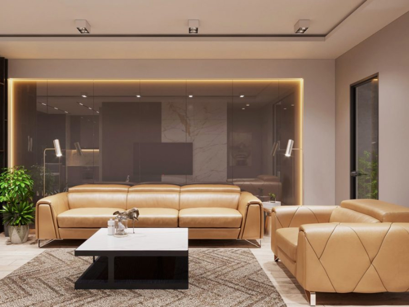 Gam màu trắng vàng ánh kim nâng tầm sang trọng, hợp phong thủy