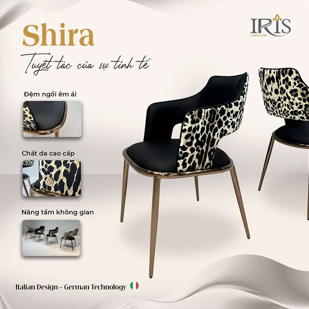 Ghế Ăn Roberto Cavalli Shira Sang Trọng Sản Xuất Tại Nhà Máy Nội Thất Tại Thượng Hải