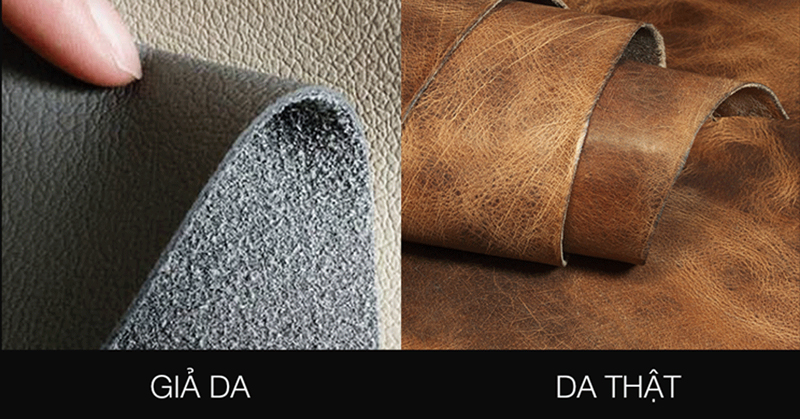 Da tổng hợp là gì? Cách phân biệt da tổng hợp và da thật 12 6 tiêu chí cơ bản để phân biệt da thật và da tổng hợp