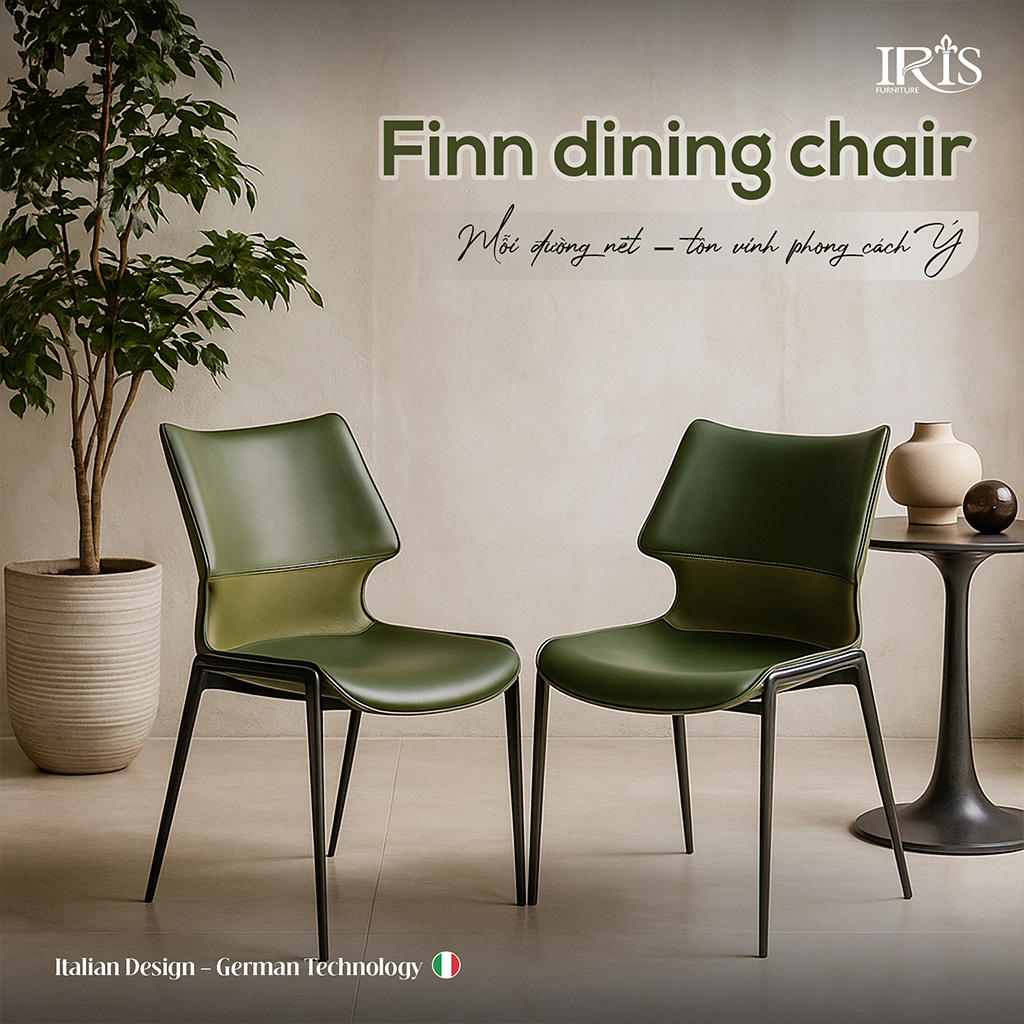 Ghế Finn sở hữu thiết kế hiện đại và sang trọng 