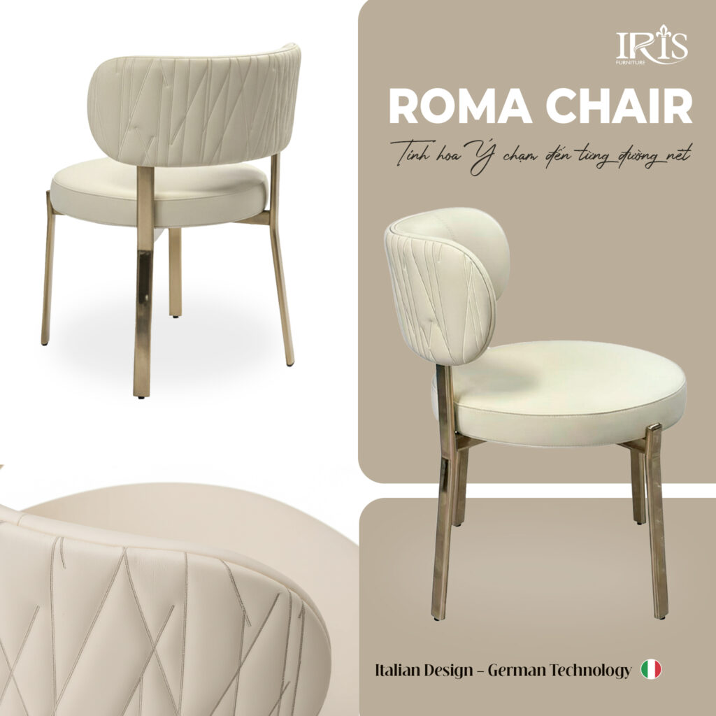 Ghế Ăn Turri Roma Decor Sang Trọng Cho Ngôi Nhà Bạn