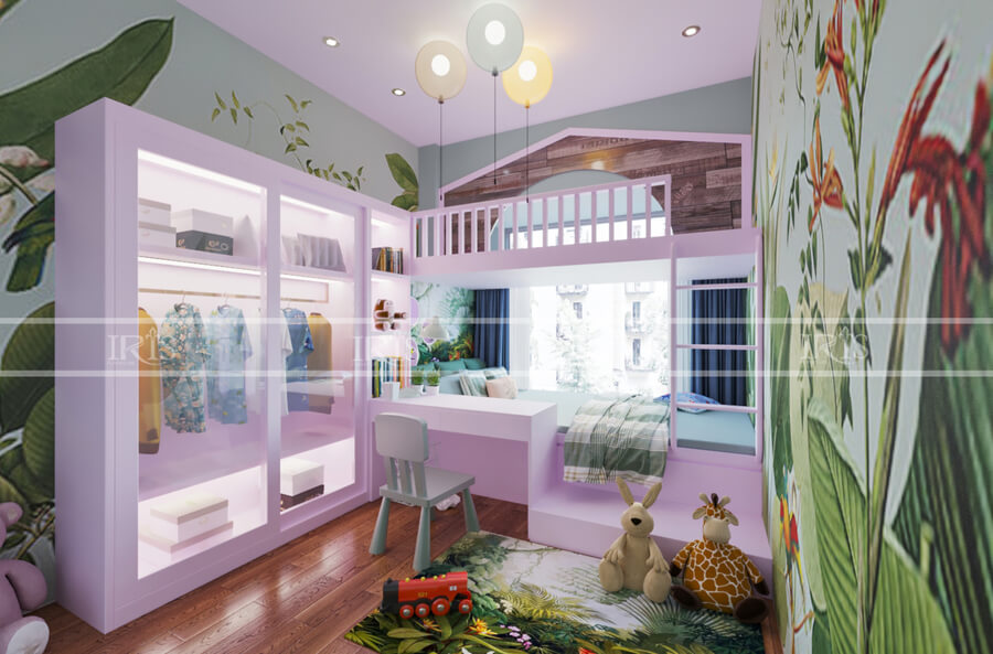 thiết kế nội thất trẻ em B1