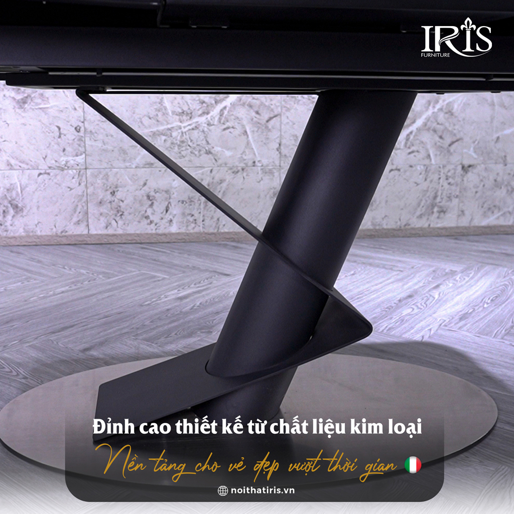 Bàn LORENZA BLACK là tổng hợp của sự thiết kế đỉnh cao