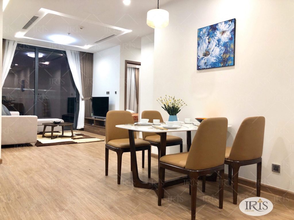 Cách chọn kích thước bàn ăn cho 4, 6, 8, 10 người 3 bộ bàn ăn 4 người