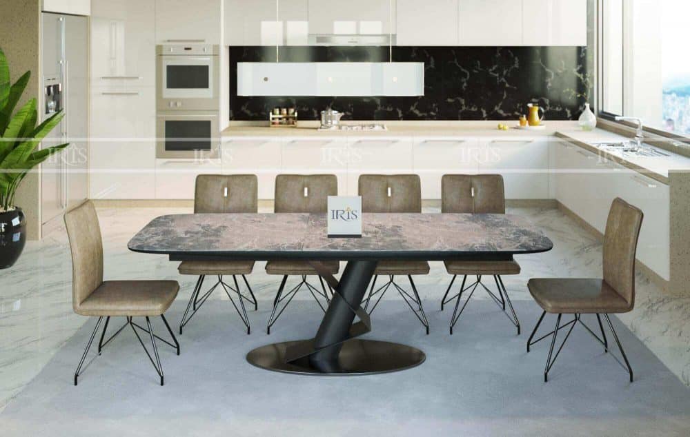 Cách chọn kích thước bàn ăn cho 4, 6, 8, 10 người 10 bộ bàn ăn thông minh mặt đá