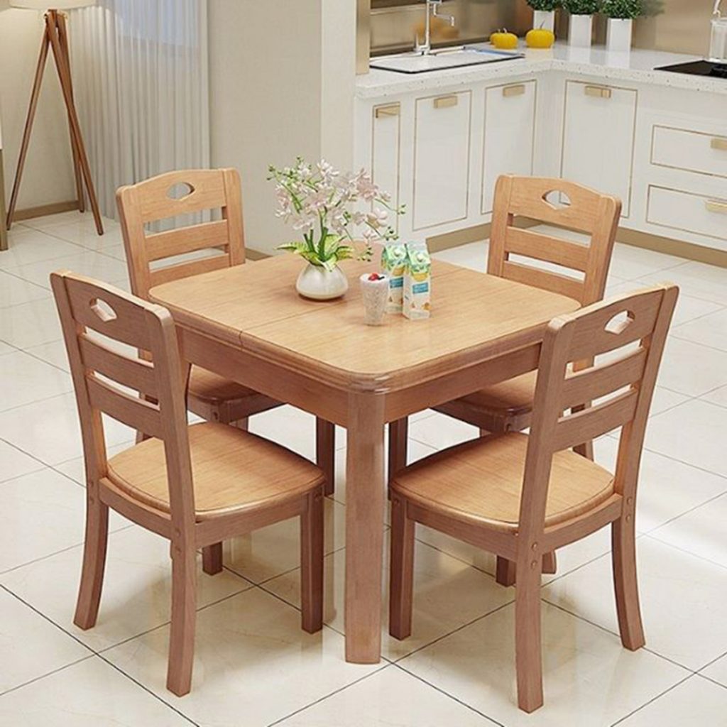 Cách chọn kích thước bàn ăn cho 4, 6, 8, 10 người 5 bàn ăn vuông cho nhà nhỏ