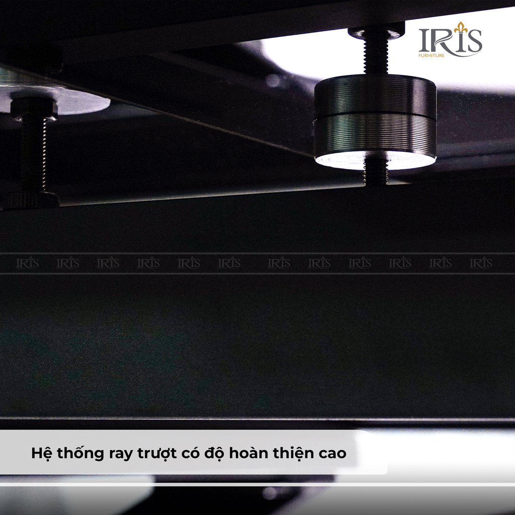 Hệ thống rây trượt thu mở bàn với độ hoàn thiện cao