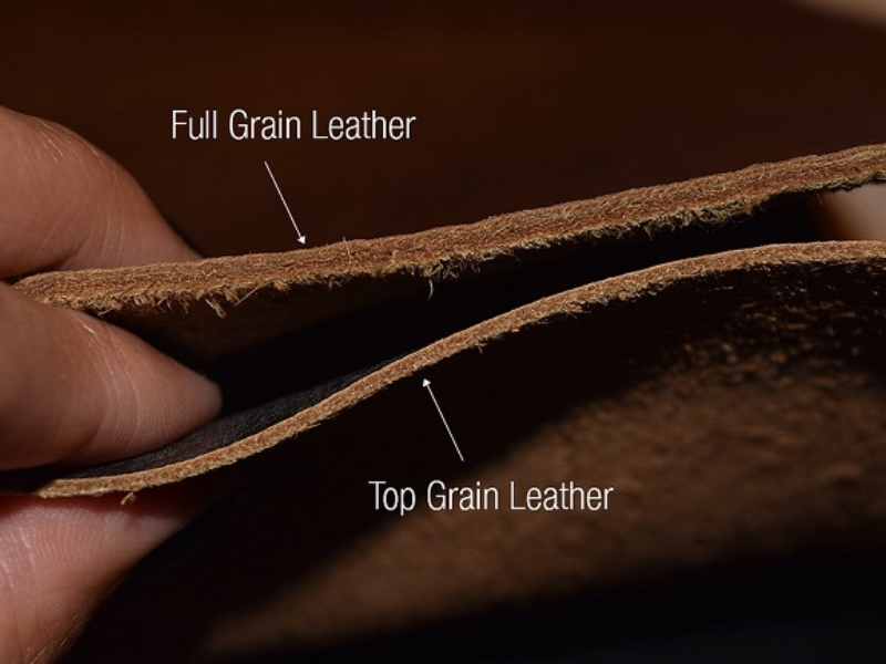 Full Grain leather là loại da từ động vật cao cấp nhất