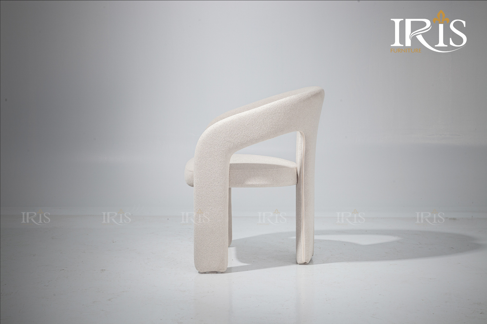 Ghế Ăn DUDET Màu Da Sữa Hiện Đại