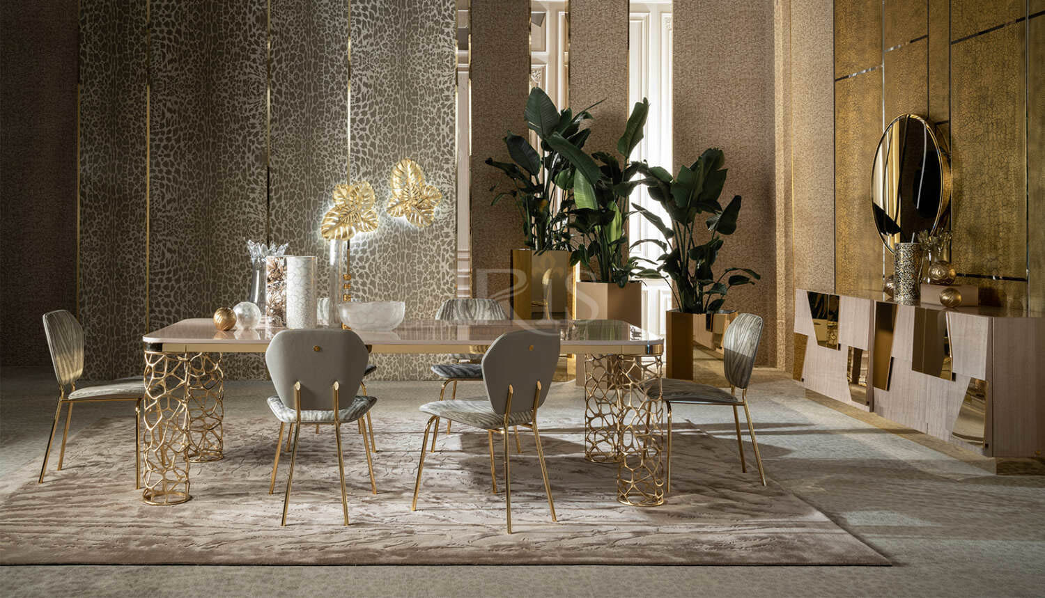 ghế ăn Roberto Cavalli Teidi