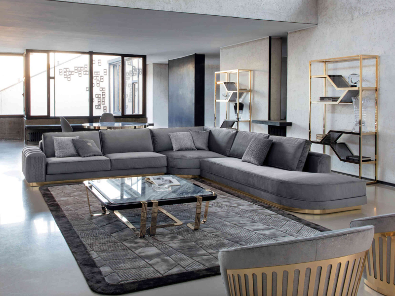 Ghế sofa khung inox có độ bền cao