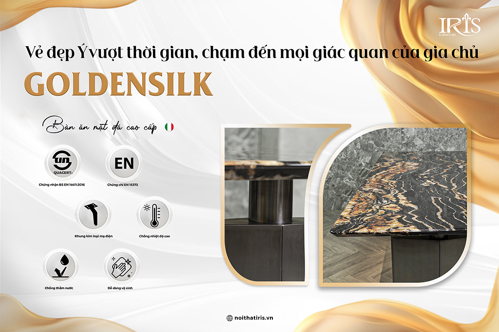 GOLDENSILK với vẻ đẹp Ý vượt thời gian chạm đến mọi giác quan
