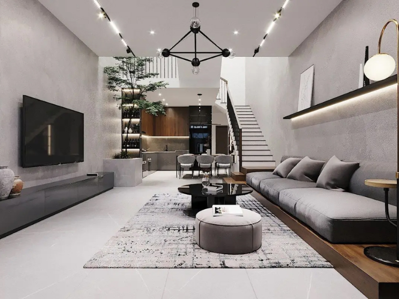 Không gian tối giản, nhẹ nhàng mà sang trọng