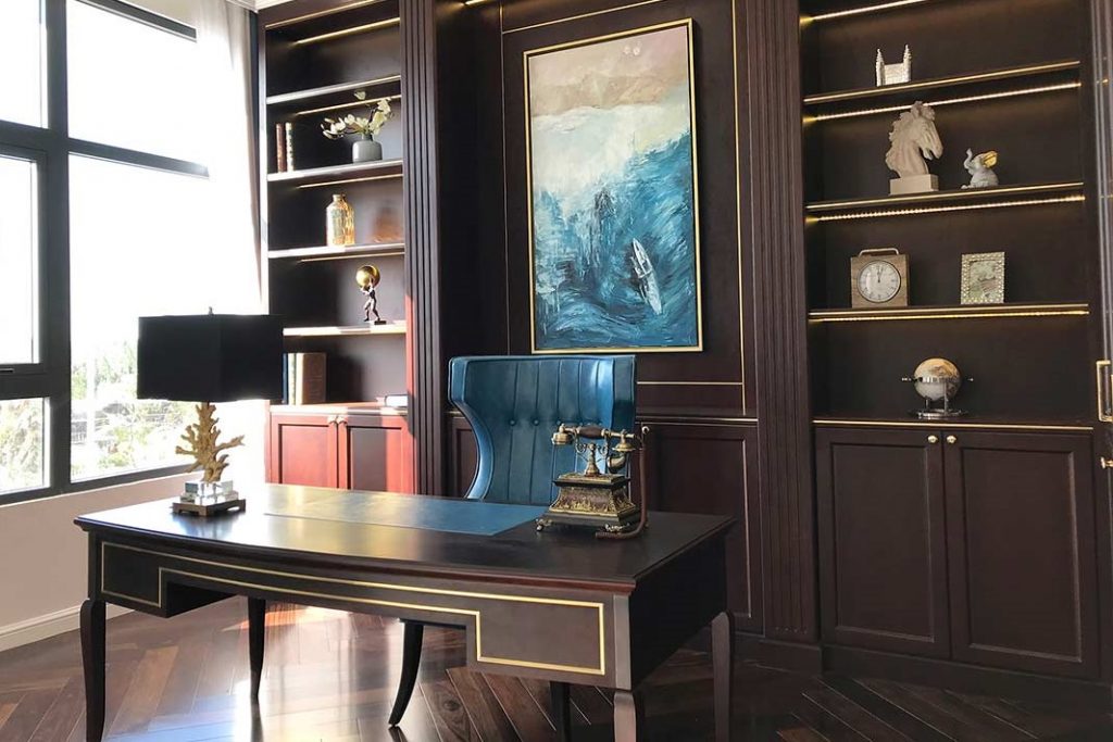 phòng làm việc biệt thự đẹp