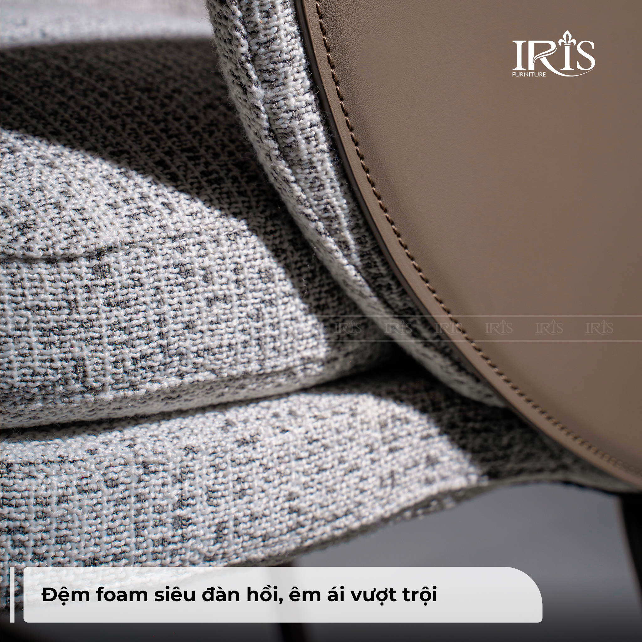 Chiếc ghế được hoàn thiện kỹ trong từng chi tiết