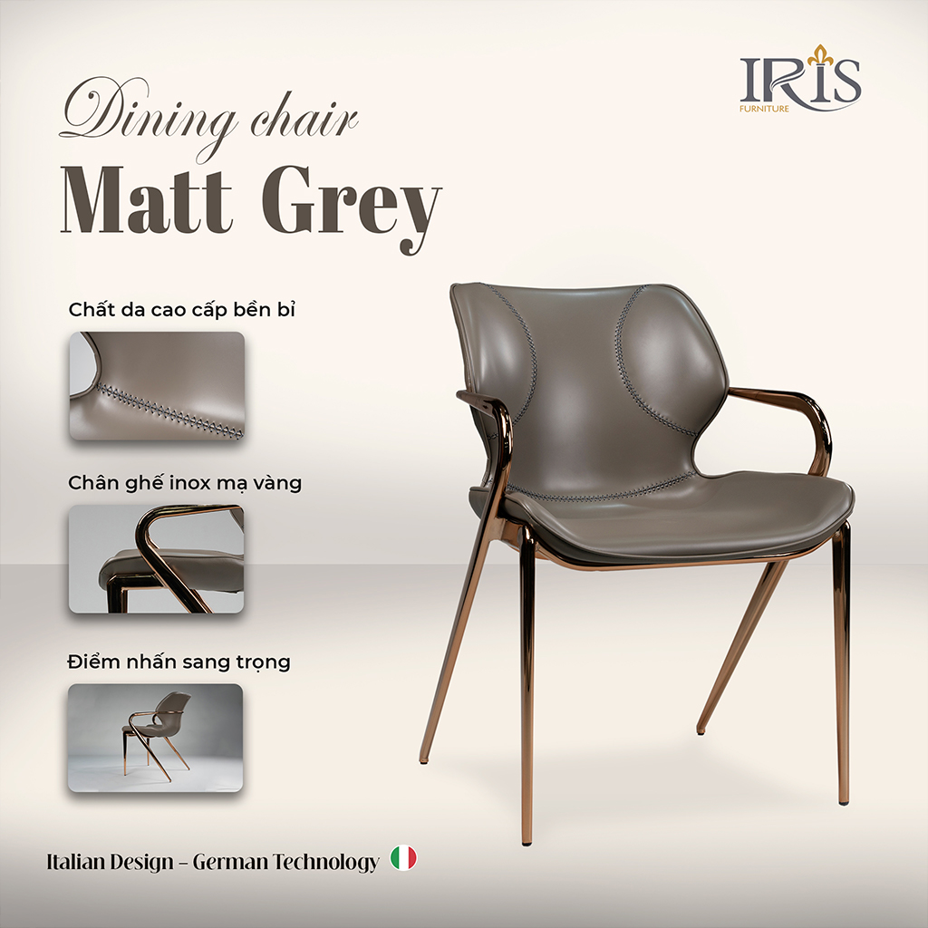 Ghế ăn thiết kế Ý, công nghệ Đức