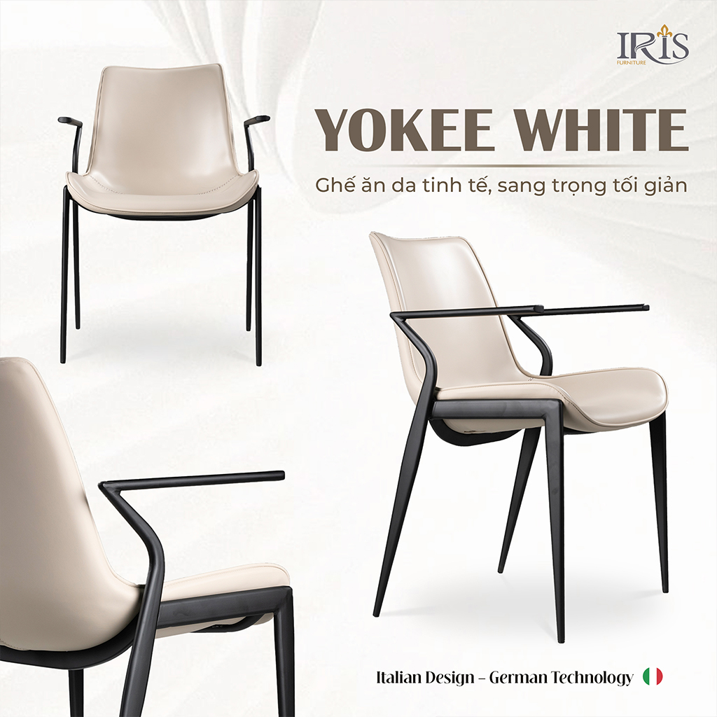 Sự thanh lịch của ghế ăn Yokee lôi cuốn mọi ánh nhìn