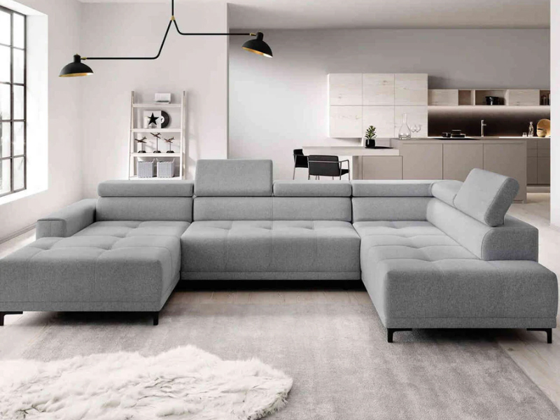 Sofa chữ U tạo vẻ đẹp thanh lịch và hiện đại