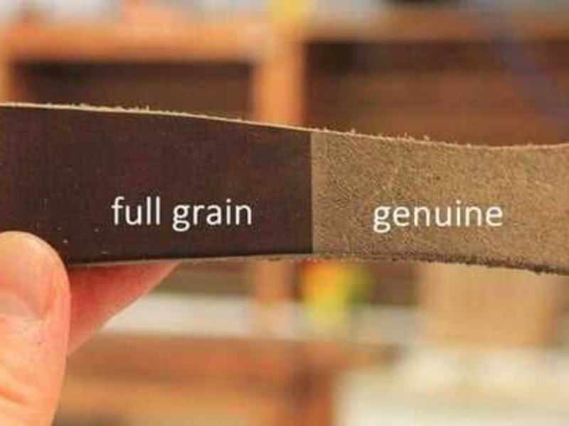 Điểm khác nhau giữa da Full Grain và Da Genuine là gì?