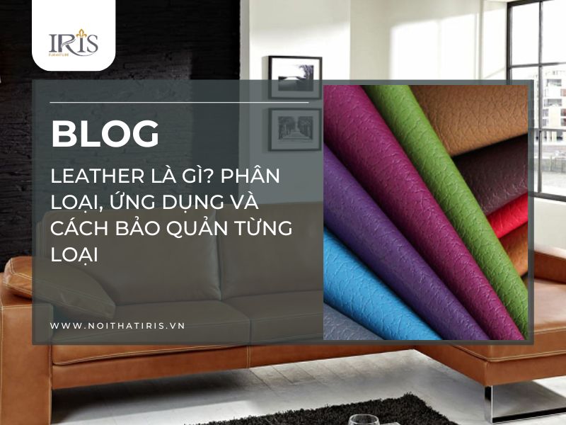 Leather là gì? Phân loại, ứng dụng và cách bảo quản từng loại
