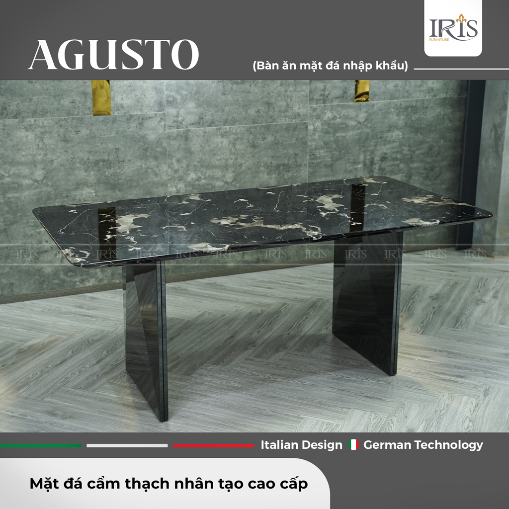 Bàn ăn mặt đá nhân tạo Agusto