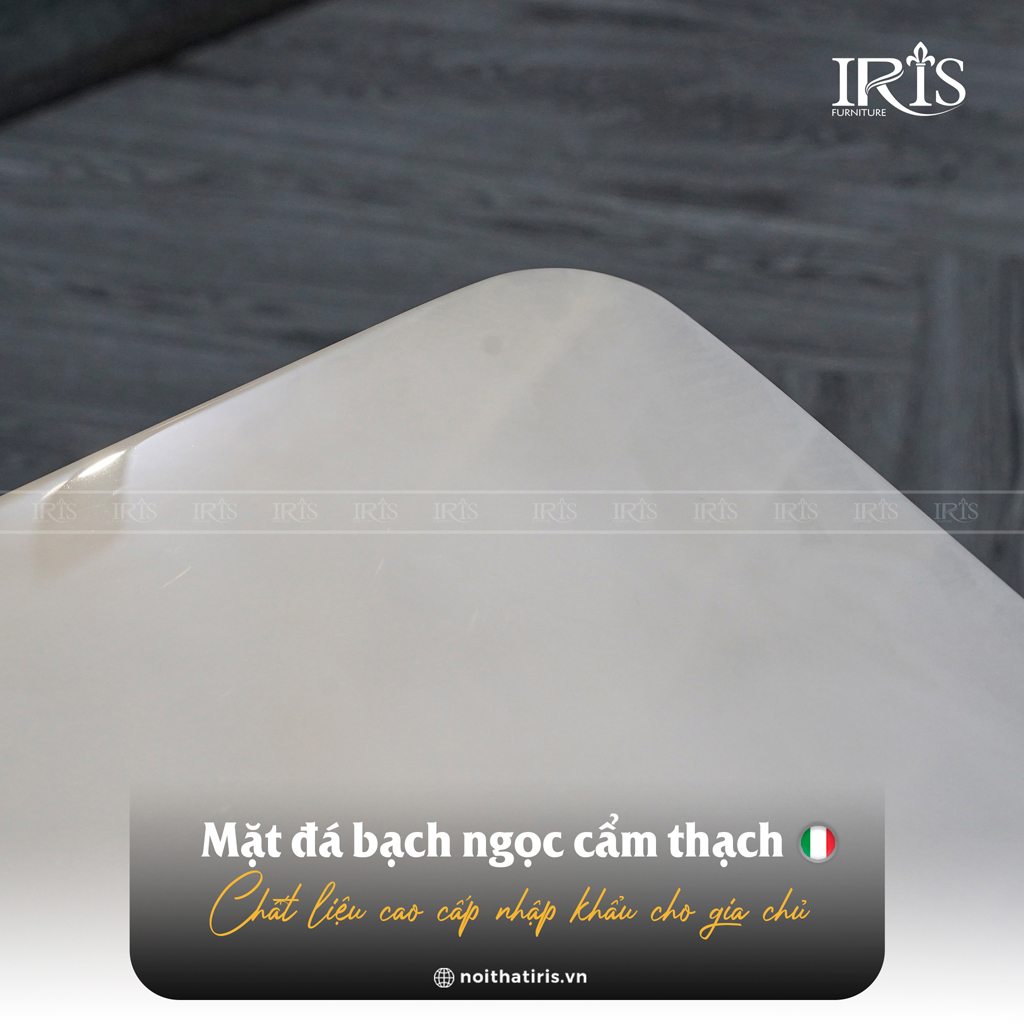 Mặt bàn với chất liệu cao cấp nhập khẩu cho gia chủ