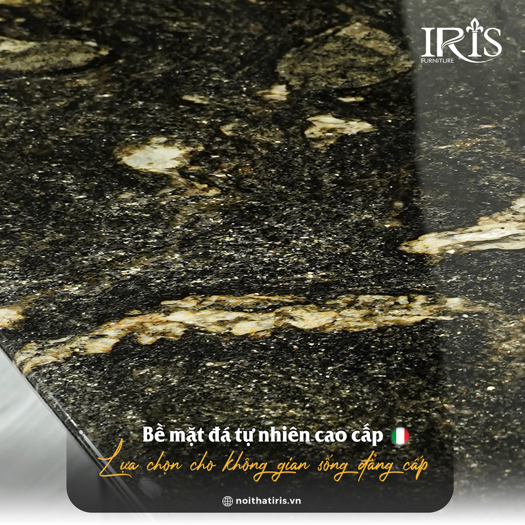 Bề mặt bàn được làm từ đá cao cấp tự nhiên