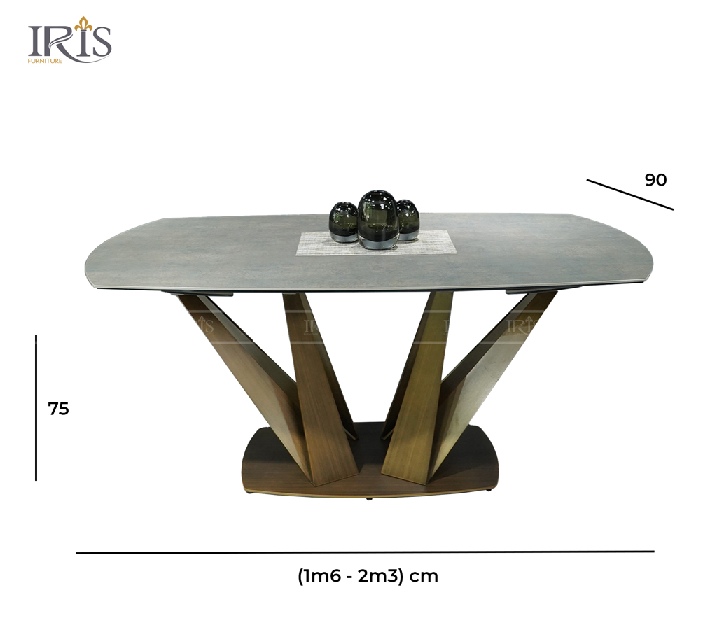 Bàn ăn mang nhiều tính nổi bật đặc biệt về kích thước