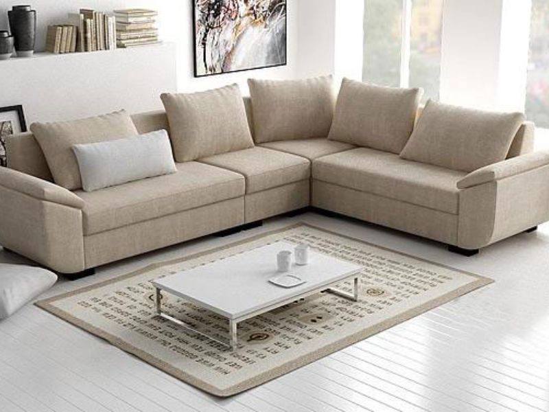 Sofa bọc vải thường có độ mềm mại và êm ái