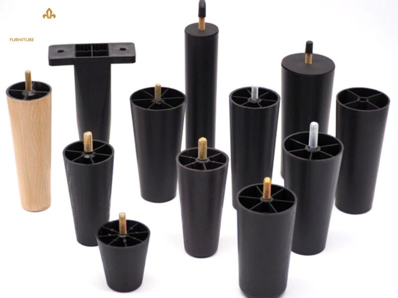 Chân ghế sofa bằng nhựa cứng