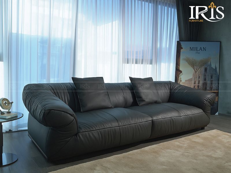 Gia chủ mệnh Thủy hợp với sofa màu đen
